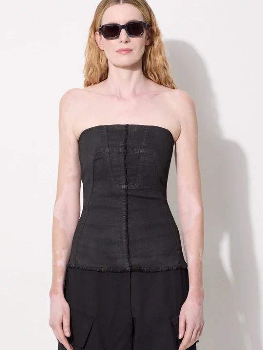 Zdjęcie produktu Rick Owens DRKSHDW Rick Owens top jeansowy Bustier