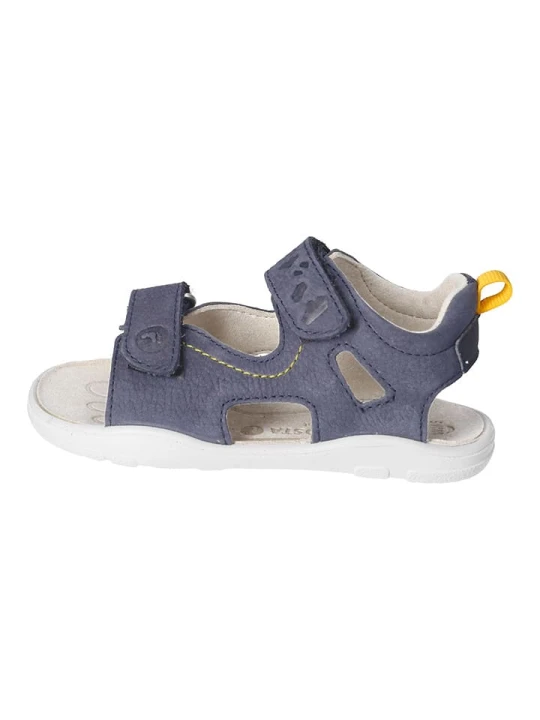 Zdjęcie produktu Ricosta Skórzane buty w kolorze granatowym do chodzenia na boso rozmiar: 30