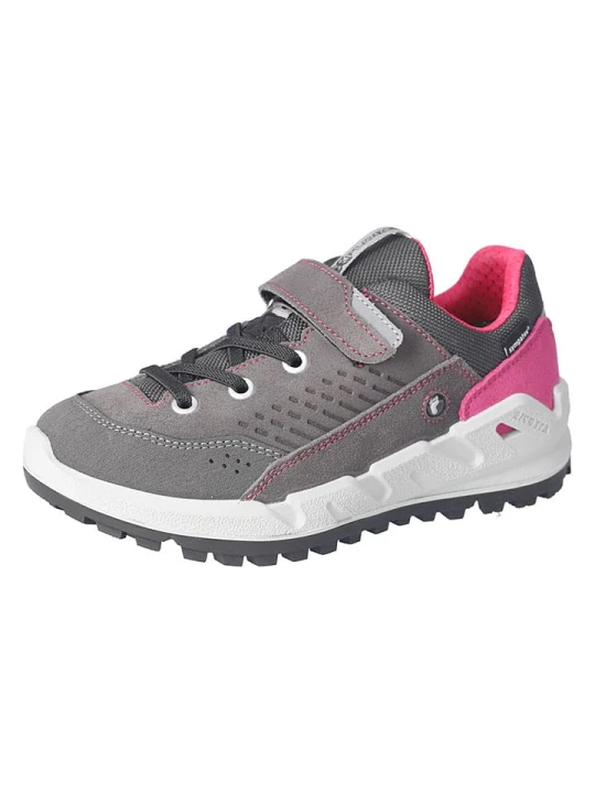 Zdjęcie produktu Ricosta Skórzane sneakersy "Trailer" w kolorze szaro-różowym rozmiar: 40