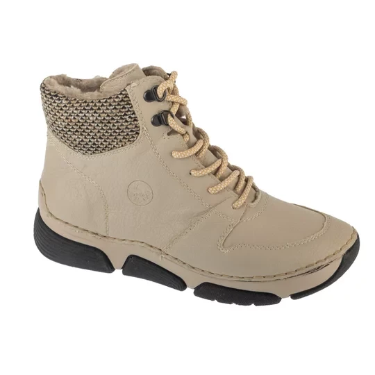 Zdjęcie produktu Rieker Booties 45955-60, Damskie, Beżowe, trzewiki, skóra syntetyczna, rozmiar: 37
