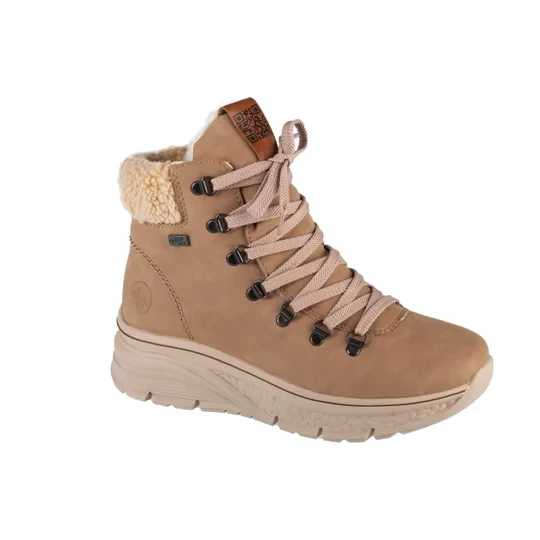 Zdjęcie produktu Rieker Booties 48034-20, Damskie, Brązowe, buty zimowe, nubuk, rozmiar: 36