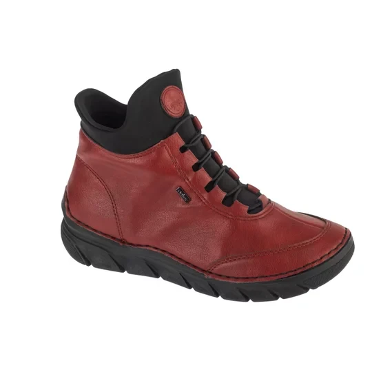 Zdjęcie produktu Rieker Booties 55069-35, Damskie, Czerwone, trzewiki, skóra syntetyczna, rozmiar: 37