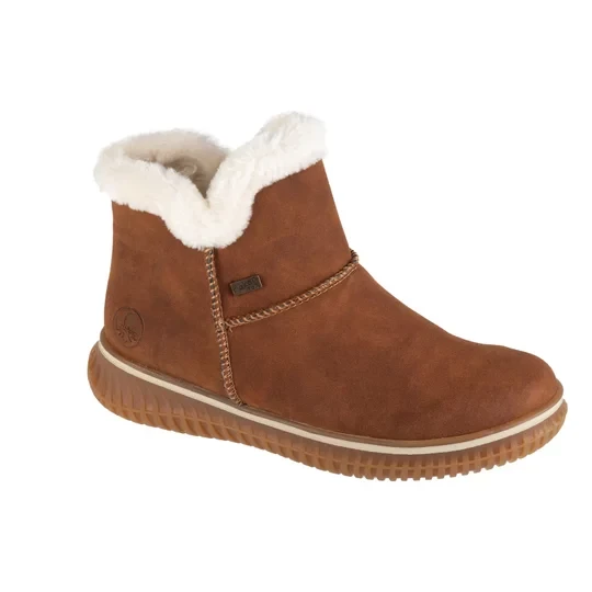 Zdjęcie produktu Rieker Booties 74260-25, Damskie, Brązowe, buty zimowe, skóra zamszowa, rozmiar: 37