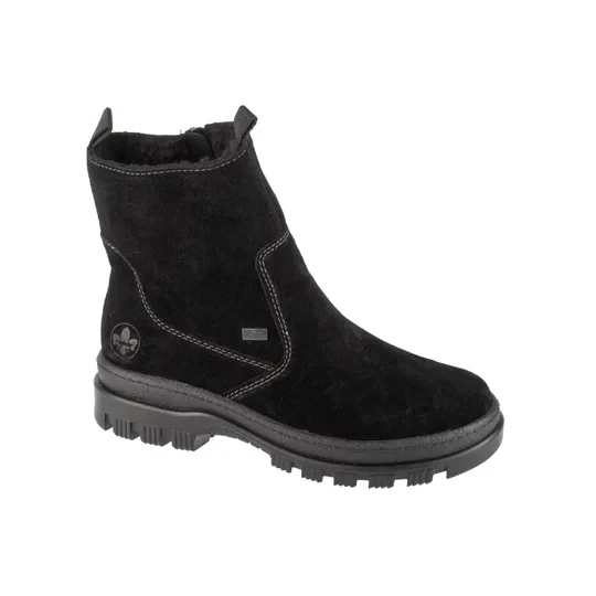 Zdjęcie produktu Rieker Booties X8250-00, Damskie, Czarne, buty zimowe, skóra zamszowa, rozmiar: 36