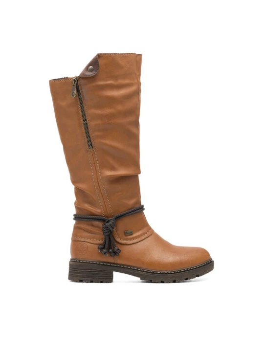 Zdjęcie produktu Rieker Kozaki Z4758-24 Brązowy