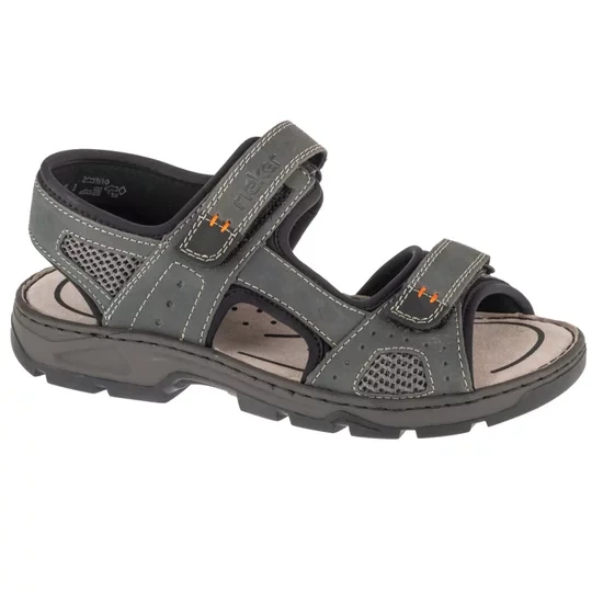 Zdjęcie produktu Rieker Sandals 26156-47, Męskie, Szare, sandały, skóra syntetyczna, rozmiar: 44