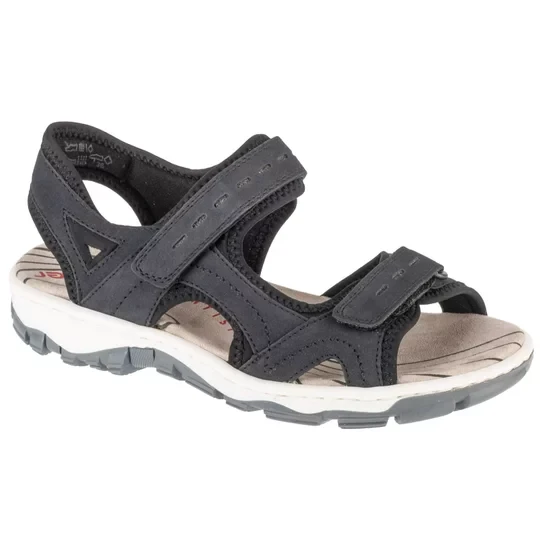 Zdjęcie produktu Rieker Sandals 68866-14, Damskie, Granatowe, sandały, skóra syntetyczna, rozmiar: 41