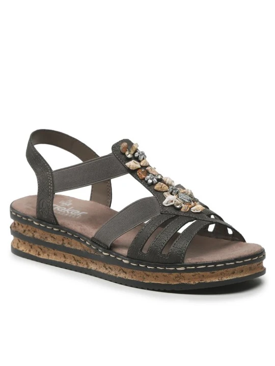 Zdjęcie produktu Rieker Sandały 62949-45 Szary