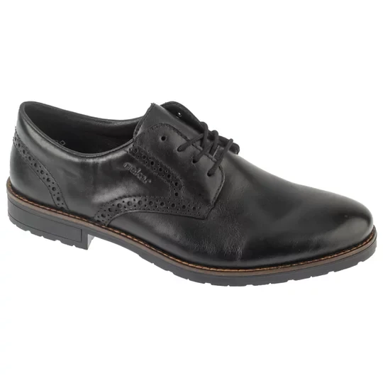 Zdjęcie produktu Rieker Shoes 14642-00, Męskie, Czarne, półbuty, skóra licowa, rozmiar: 40