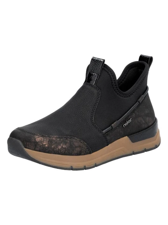 Zdjęcie produktu rieker Slippersy w kolorze czarnym rozmiar: 37