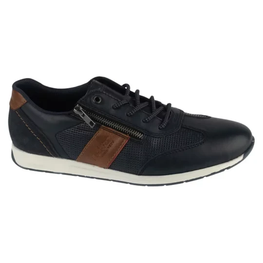 Zdjęcie produktu Rieker Sneakers 11927-14, Męskie, Granatowe, buty sneakers, skóra, rozmiar: 45