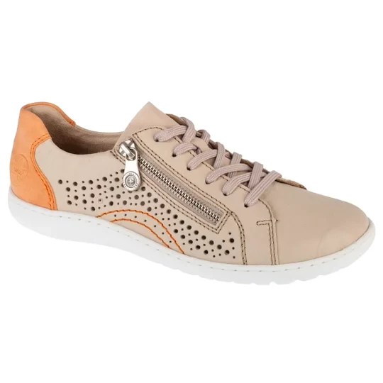 Zdjęcie produktu Rieker Sneakers 52824-60, Damskie, Beżowe, buty sneakers, skóra syntetyczna, rozmiar: 37