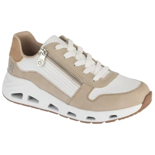 Zdjęcie produktu Rieker Sneakers N5204-80, Damskie, Beżowe, buty sneakers, tkanina, rozmiar: 36
