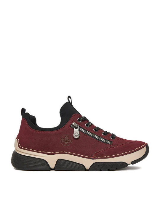 Zdjęcie produktu Rieker Sneakersy 45973-36 Bordowy