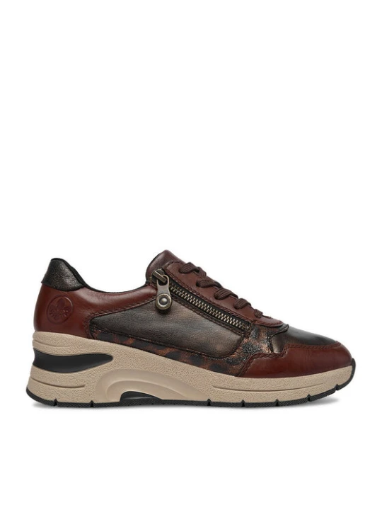 Zdjęcie produktu Rieker Sneakersy CEO-N9301-27 Brązowy ciemny