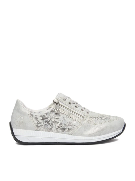 Zdjęcie produktu Rieker Sneakersy N1112-80 Srebrny