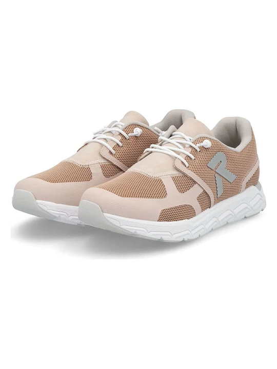 Zdjęcie produktu rieker Sneakersy w kolorze jasnoróżowo-jasnobrązowym rozmiar: 36