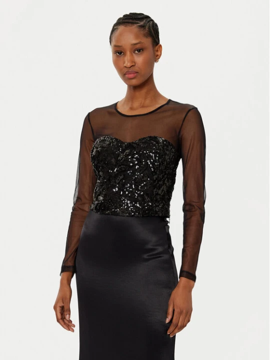 Zdjęcie produktu Rinascimento Bluzka CFC0019767002 Czarny Regular Fit