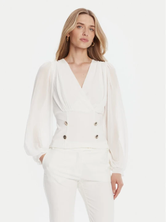 Zdjęcie produktu Rinascimento Bluzka CFC0126180003 Biały Regular Fit