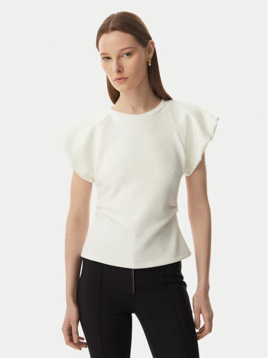 Zdjęcie produktu Rinascimento Bluzka CFC0128153003 Kremowy Slim Fit