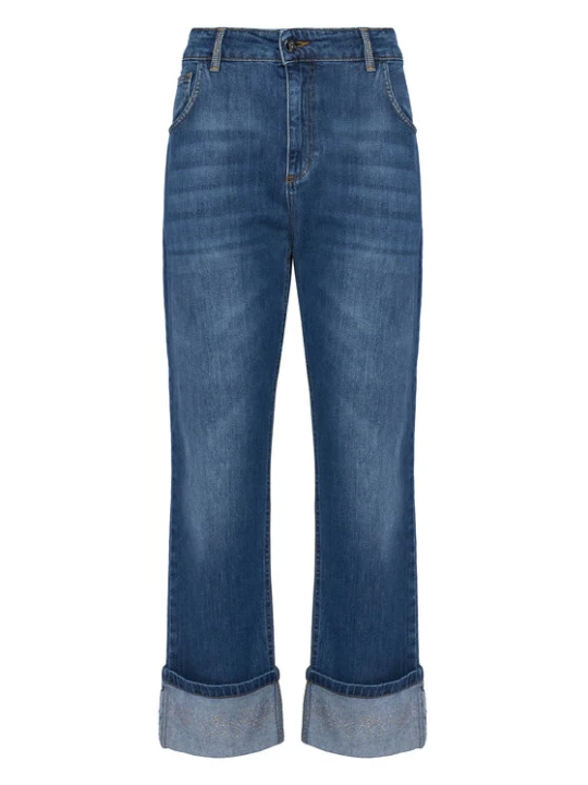 Zdjęcie produktu Rinascimento Jeansy CFC0125144003 Niebieski Loose Fit