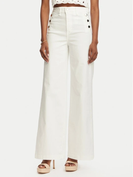 Zdjęcie produktu Rinascimento Jeansy CFC0127565003 Biały Wide Leg