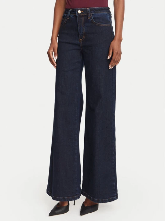 Zdjęcie produktu Rinascimento Jeansy CFC0129938003 Granatowy Wide Leg