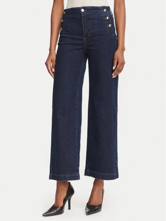 Zdjęcie produktu Rinascimento Jeansy CFC0130003003 Granatowy Wide Leg