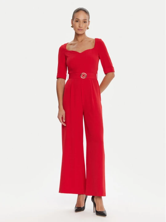 Zdjęcie produktu Rinascimento Kombinezon CFC0125323003 Czerwony Wide Leg