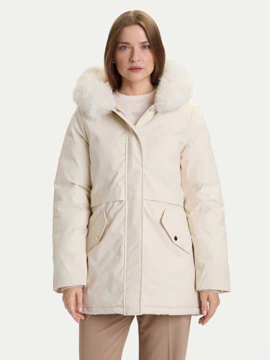 Zdjęcie produktu Rinascimento Kurtka zimowa CFC0122158003 Écru Regular Fit Kremowy