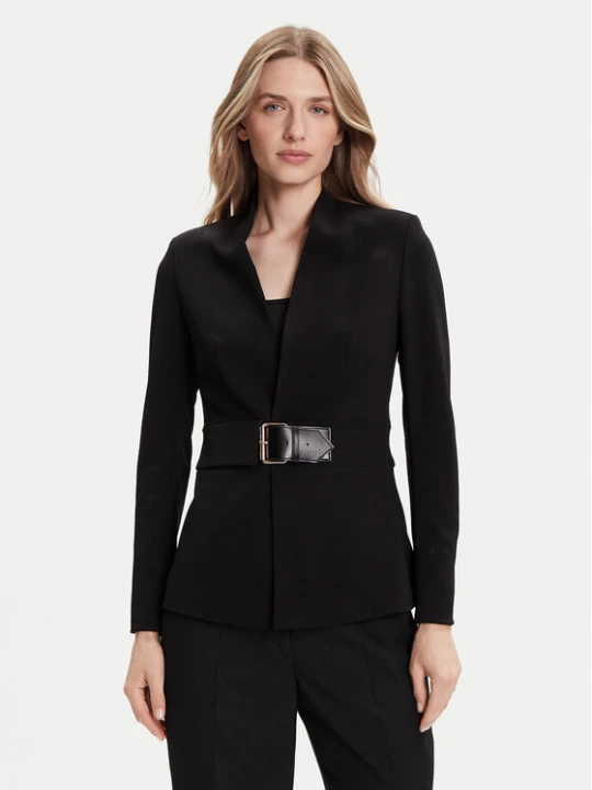 Zdjęcie produktu Rinascimento Marynarka CFC0126214003 Czarny Slim Fit