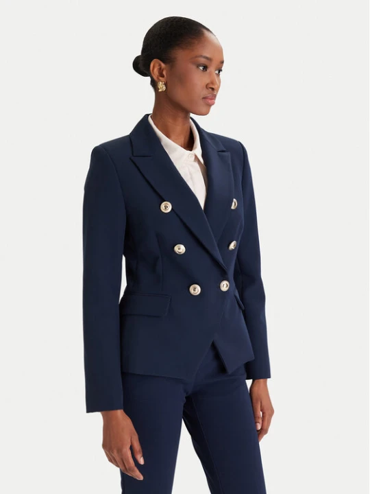 Zdjęcie produktu Rinascimento Marynarka CFC0126227003 Granatowy Slim Fit