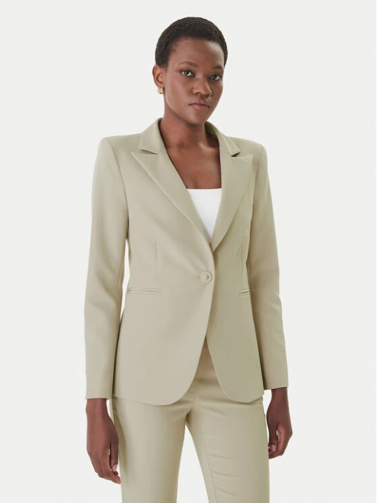Zdjęcie produktu Rinascimento Marynarka CFC0127895003 Beżowy Slim Fit