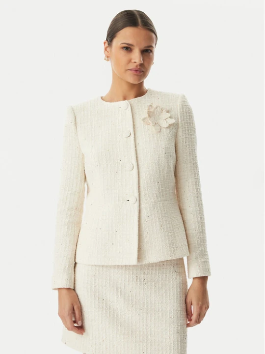 Zdjęcie produktu Rinascimento Marynarka CFC0128068003 Beżowy jasny Slim Fit