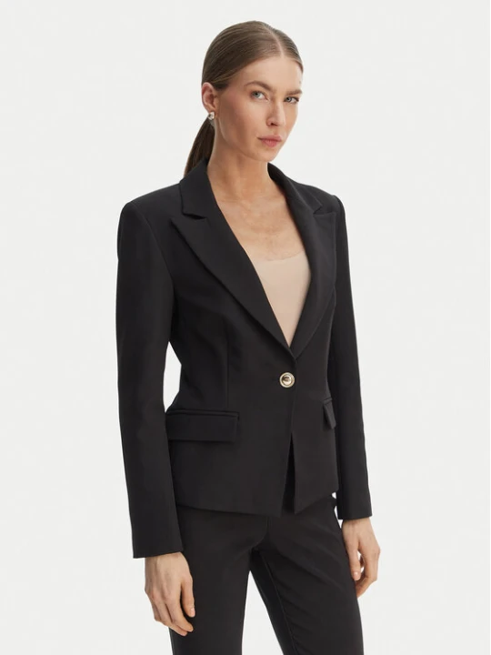 Zdjęcie produktu Rinascimento Marynarka CFC0128649003 Czarny Slim Fit