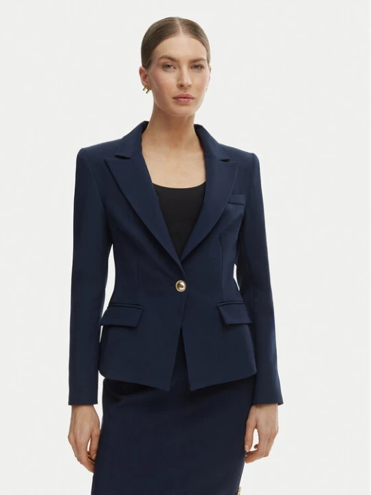 Zdjęcie produktu Rinascimento Marynarka CFC0128649003 Granatowy Slim Fit