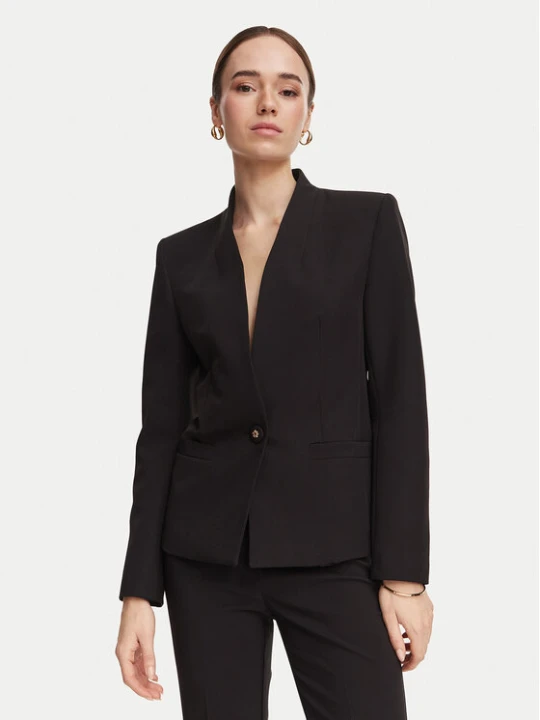 Zdjęcie produktu Rinascimento Marynarka CFC0130153003 Czarny Slim Fit