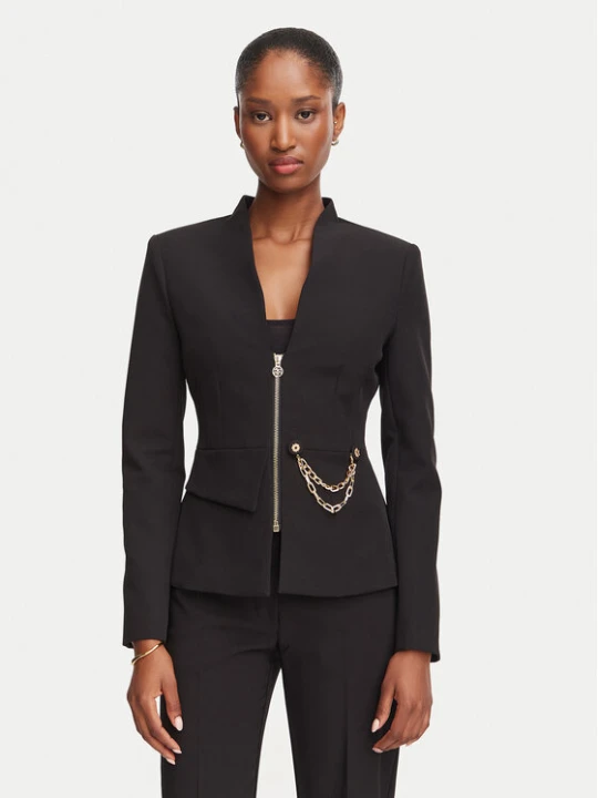 Zdjęcie produktu Rinascimento Marynarka CFC0130160003 Czarny Slim Fit