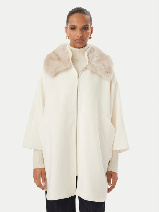 Zdjęcie produktu Rinascimento Płaszcz przejściowy CFC0130344003 Kremowy Oversize