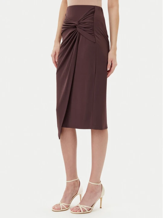 Zdjęcie produktu Rinascimento Spódnica midi CFC0123489003 Brązowy Regular Fit