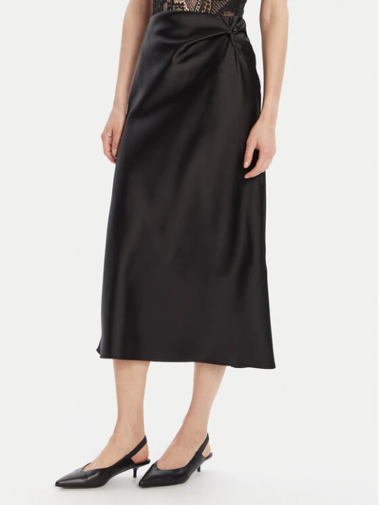 Zdjęcie produktu Rinascimento Spódnica midi CFC0125416003 Czarny Regular Fit