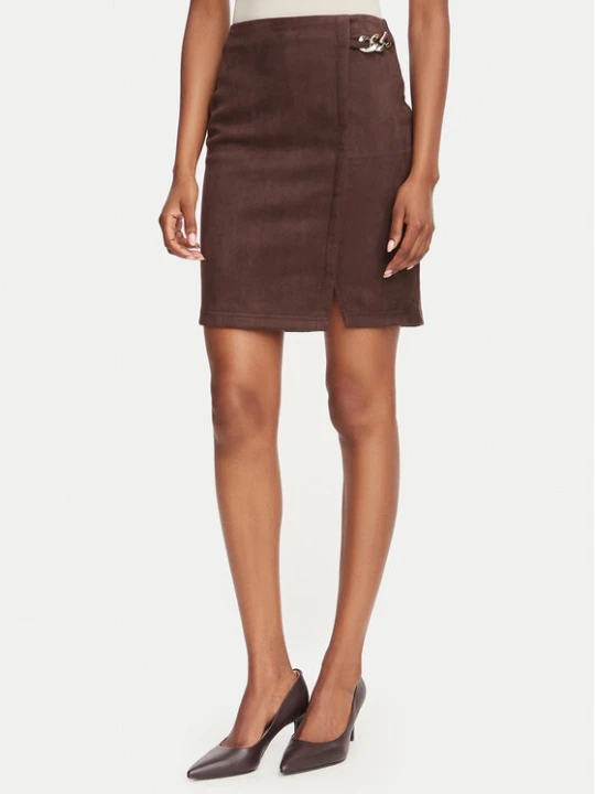 Zdjęcie produktu Rinascimento Spódnica mini CFC0130583003 Brązowy ciemny Slim Fit