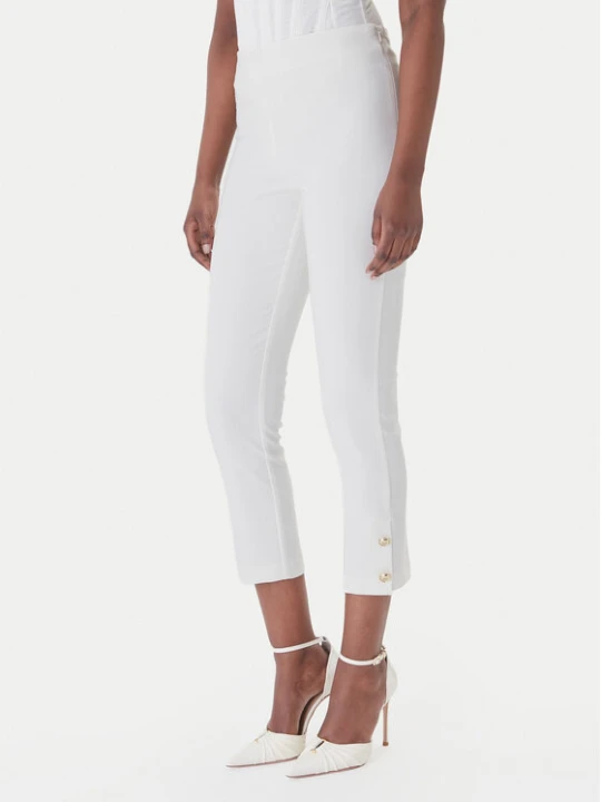 Zdjęcie produktu Rinascimento Spodnie materiałowe CFC0128641003 Biały Slim Fit