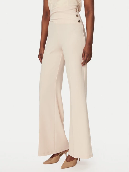 Zdjęcie produktu Rinascimento Spodnie palazzo CFC0020264002 Beżowy Flare Fit