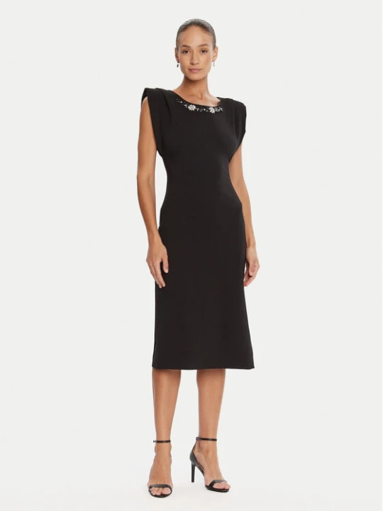Zdjęcie produktu Rinascimento Sukienka koktajlowa CFC0020043002 Czarny Slim Fit