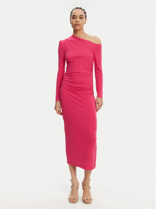 Zdjęcie produktu Rinascimento Sukienka koktajlowa CFC0122524003 Różowy Slim Fit