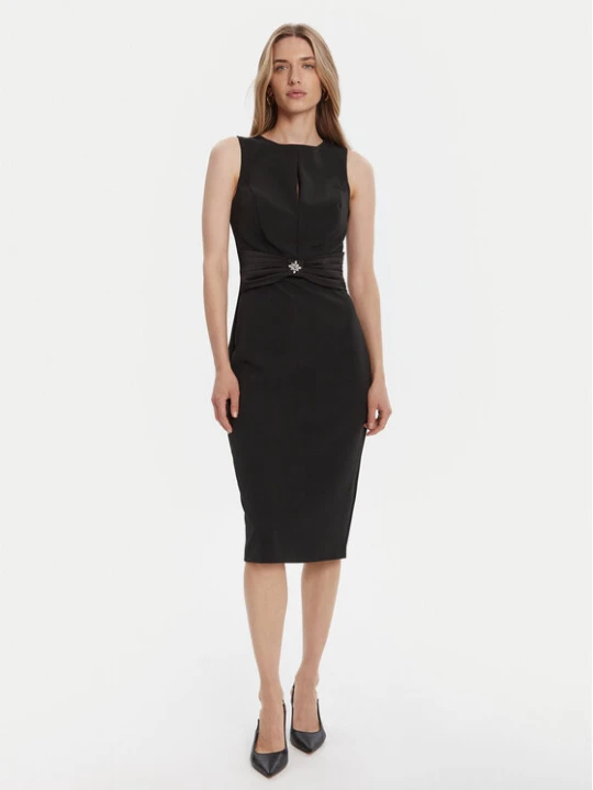 Zdjęcie produktu Rinascimento Sukienka koktajlowa CFC0125073003 Czarny Slim Fit