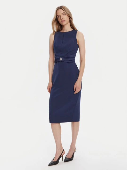 Zdjęcie produktu Rinascimento Sukienka koktajlowa CFC0125073003 Granatowy Slim Fit