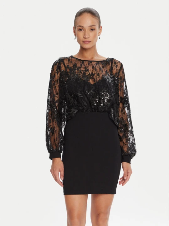 Zdjęcie produktu Rinascimento Sukienka koktajlowa CFC0125098003 Czarny Regular Fit