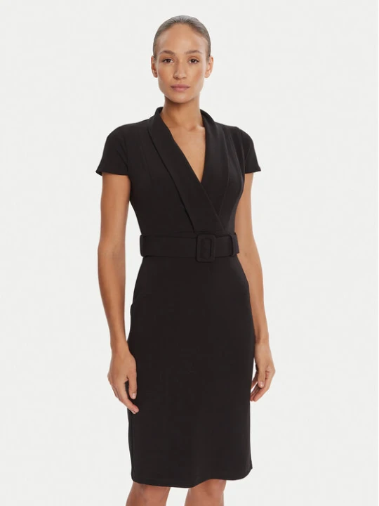 Zdjęcie produktu Rinascimento Sukienka koktajlowa CFC0125582003 Czarny Slim Fit